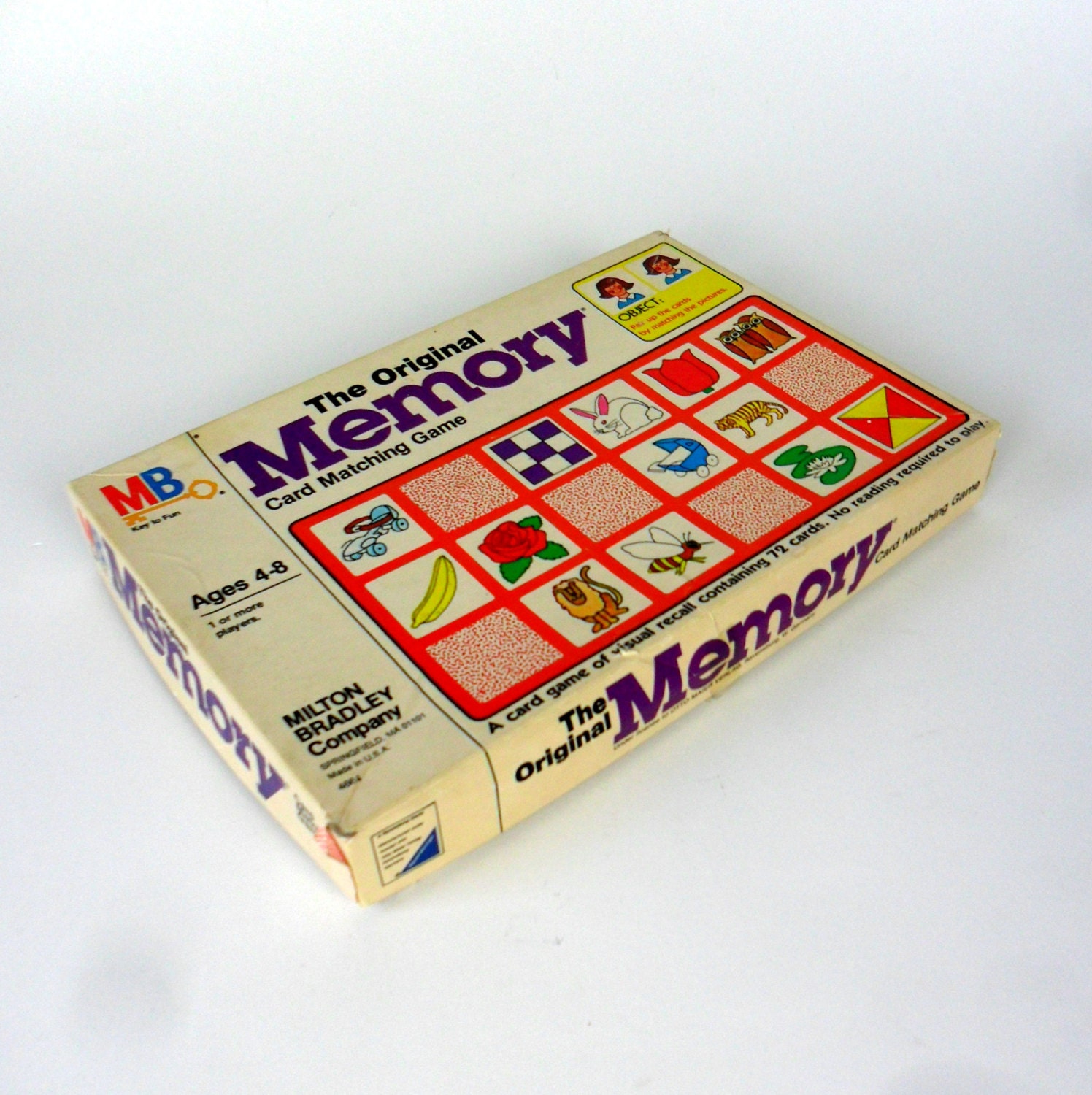 Milton Bradley Memory Game 1980 / Complete