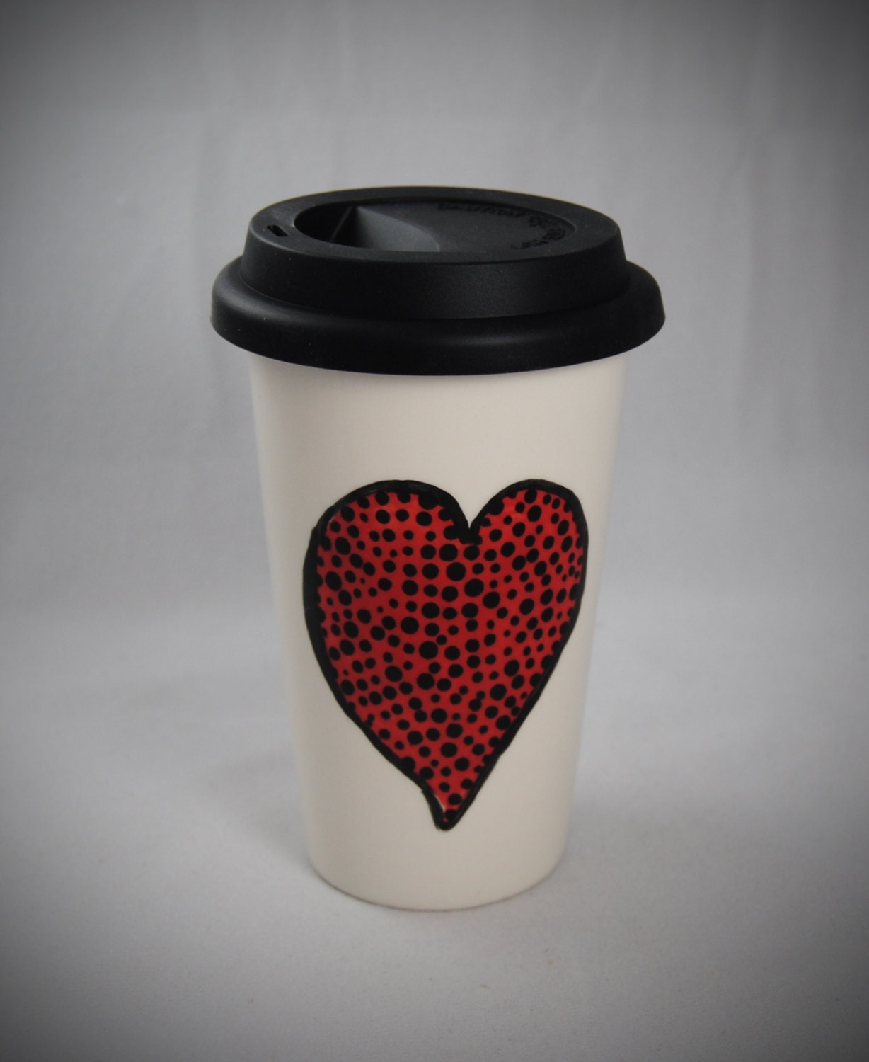 Ceramic Travel Mug/Tumbler with a lid
