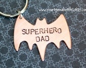 Superhero Dad Batman Key Chain