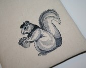 Kindle Sleeve-Nook Sleeve Embroidered French Squirrel
