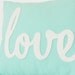 Light Teal Love Pillow