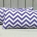 Lilac chevron lumbar, purple lumbar cover 21 x11", wisteria chevron lumbar cover, lilac oblong pillow cover, lavender chevron pillow