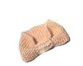 Hand Knit Headband/Ear Warmer - Pink