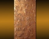 Original Textured Modern Large Abstract Metallic Thick Texture Gallery Canvas Contemporary Fine Art By Henry Parsinia 48x24