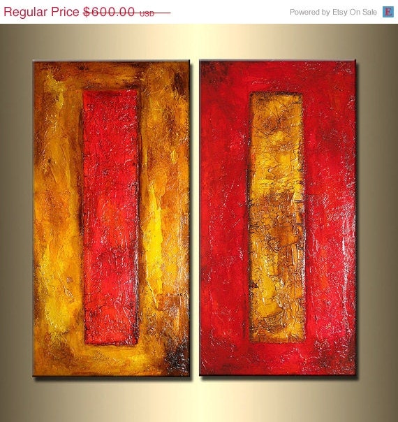 ORIGINAL Abstract Contemporary Fine Modern rich textured Painting by Henry Parsinia Large 36x36