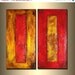 ORIGINAL Abstract Contemporary Fine Modern rich textured Painting by Henry Parsinia Large 36x36