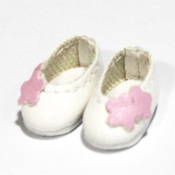 White Flower Slip-On for BJD Dolls Brownie, Pukipuki S00032H