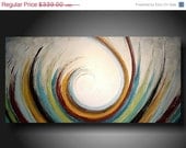 ART PAINTING SALE Art Original abstract Painting modern  painting art painting large painting 24 X 48----Train of thought