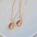 Bridesmaids Jewelry - Bridal Party Crystal Earrings - Request Custom Colors
