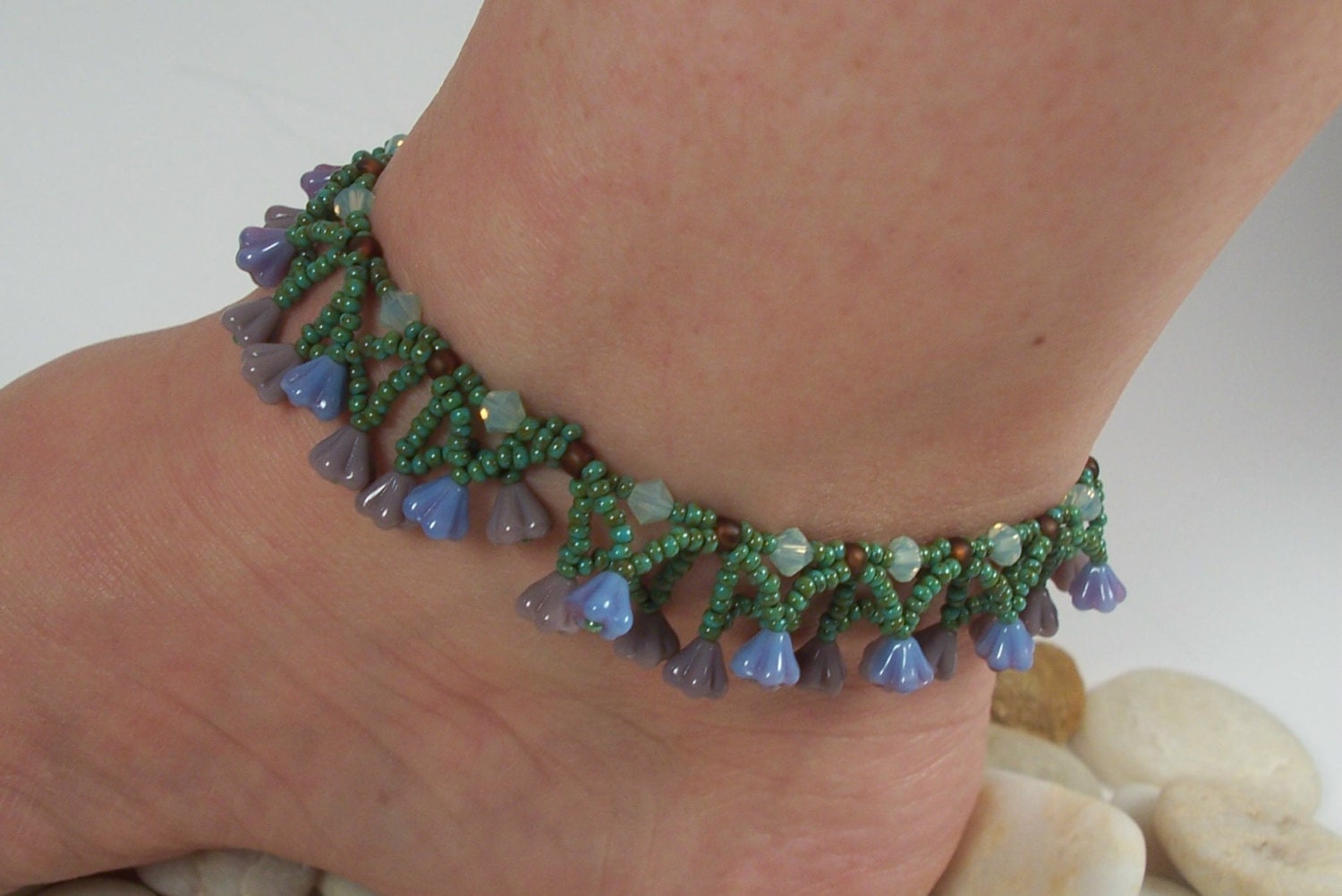 DeVine Anklet, Beading Tutorial in PDF