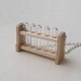 Just Chemistry Necklace, Science Geek Test Tube Necklace, Silver Plated, Teacher Necklace