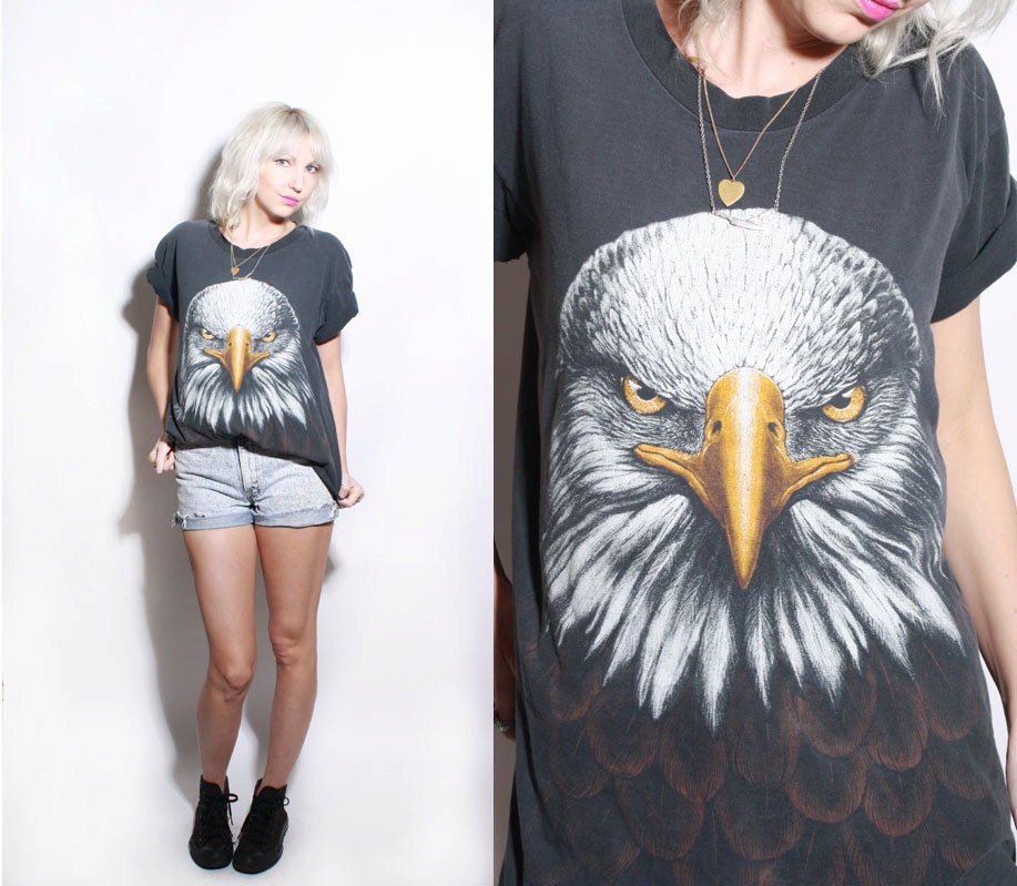 90s Black Eagle Shirt
