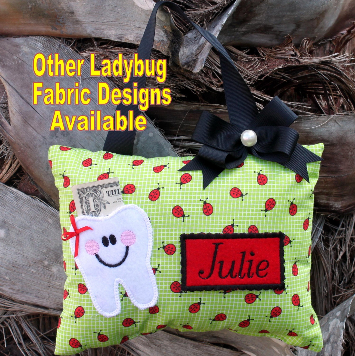LADYBUG Tooth Fairy Pillow