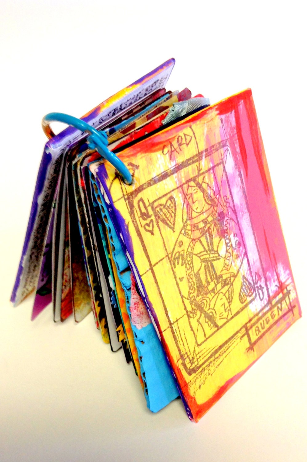 Mixed media mini art journal ART INSPIRATION QUOTES Art Queen