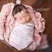 bright pink NEWBORN embellished halo heaband photo prop rEaDy To ShIP