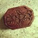 vintage. Indian Wooden Box // Engraved Wood Box