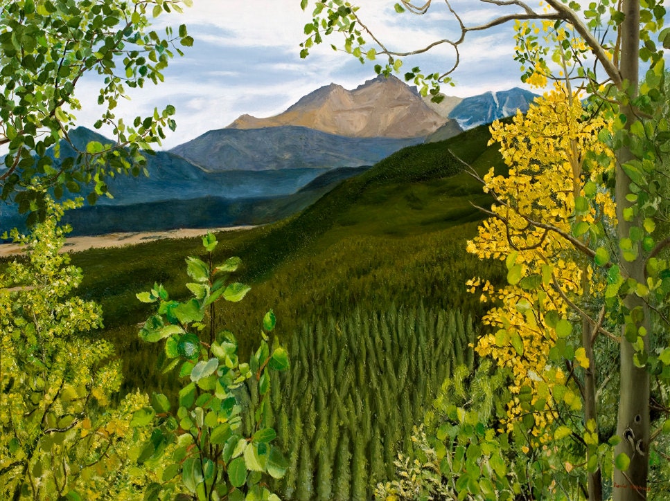 Landscape Painting - Estes Park Colorado - 30 X 40 Oil