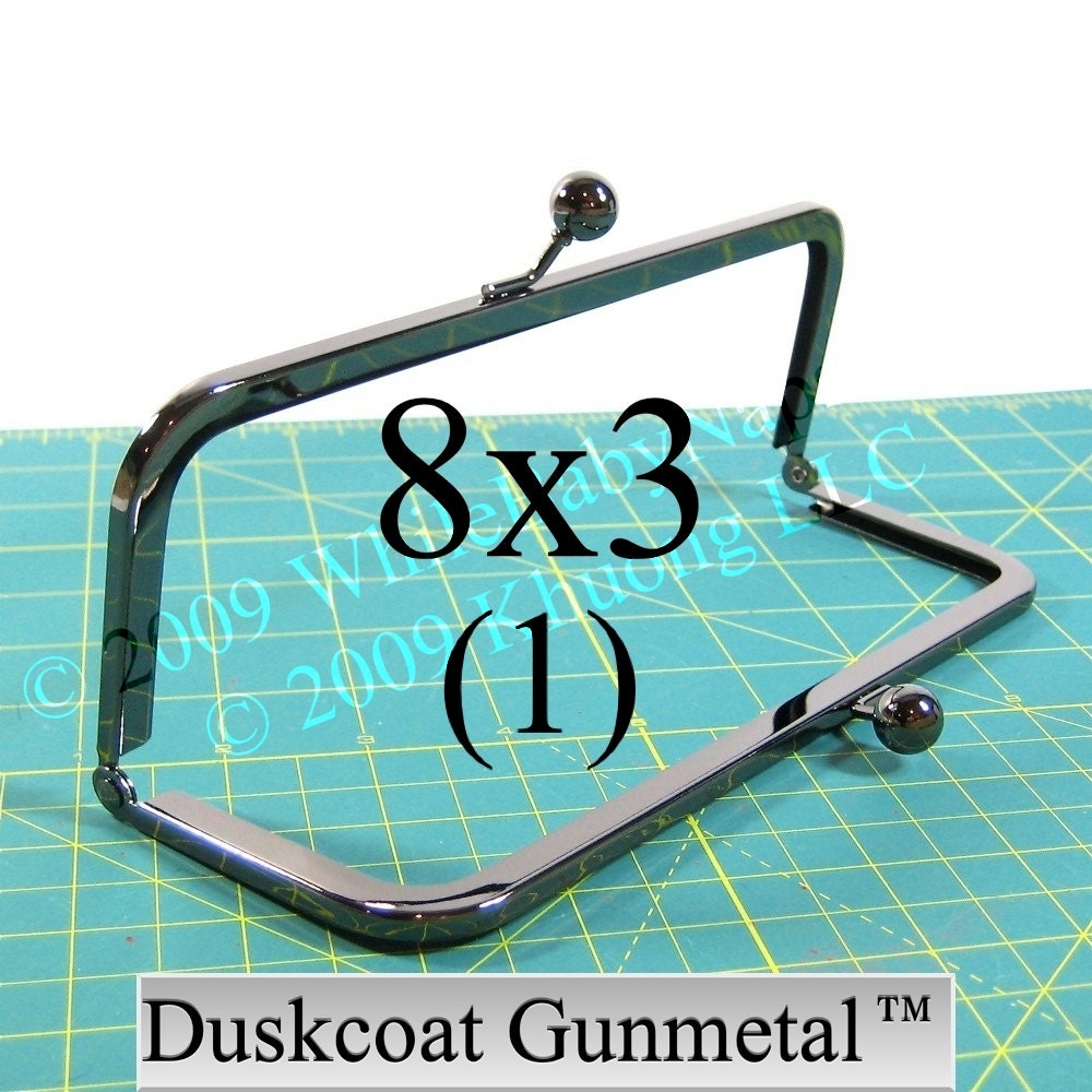 8x3 Duskcoat Gunmetal(TM) purse frame