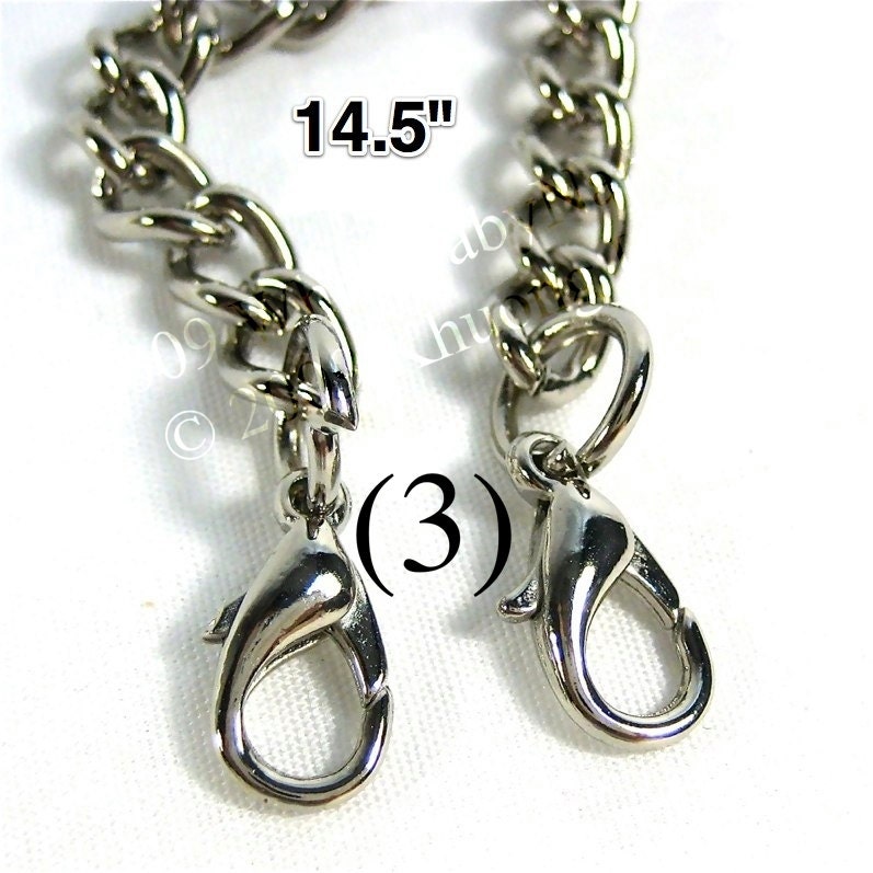 3 Nickel-free purse chain(TM) 14.5 inch - Sterling