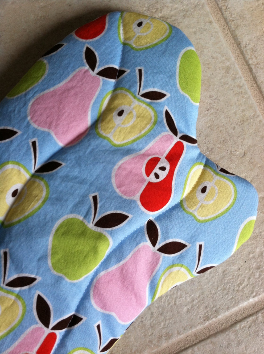 Apples and Pears Kitchen Oven Mitt Pot Holder