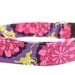 Floral Dog Collar - Purple Zinnia