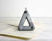 Vintage Industrial Metal Weight / Repurposed Paperweight