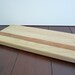 Solid Maple Cutting Board with Cherry Accent