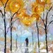 Original Oil Winter Romance Landscape palette knife painting ABSTRACT modern texture fine art impressionism by Karen Tarlton