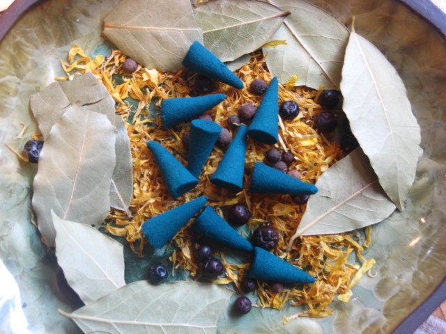 Money Master Incense Cones-Hoodoo-Voodoo-Witchcraft-Money, Employment, Wealth, Abundance, Success-10 Cones with Offering