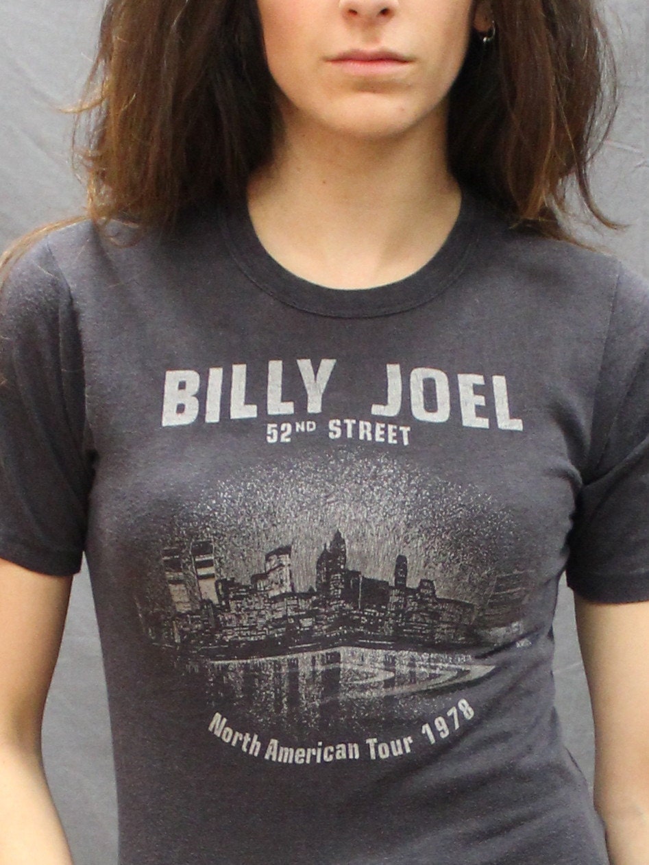 vintage BILLY JOEL 1978 tour T SHIRT x-small