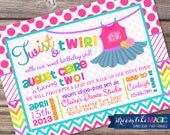 Printable Party Invitation-Twist and Twirl Ballerina Il_170x135