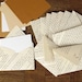 Vintage Recycled Book Envelope Set- Mini