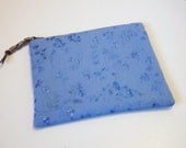 Zippered Pouch, Makeup Bag, Gadget Case, Linen  Case, Clutch