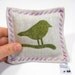 Lavender Linen Chickadee Sachet - Organic Lavender or Maine Balsam Fir or Lavender Vanilla- French Lavender Sachet