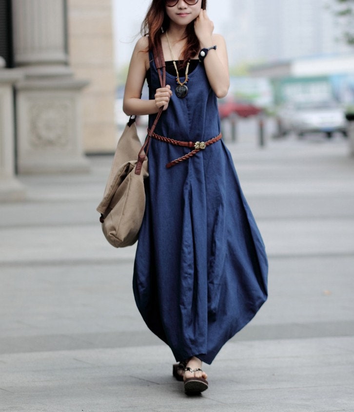 Maxi Dress Unique Sundress Summer Long Dress (more colour and size choice)