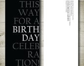 CELEBRATION - Custom Personalised Printable Invitation