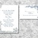 Winter Wonderland Snowflake Wedding Invitation Set