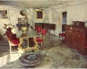 Vintage Florida Postcard - Saint St Augustine - Dining Room at the Oldest House