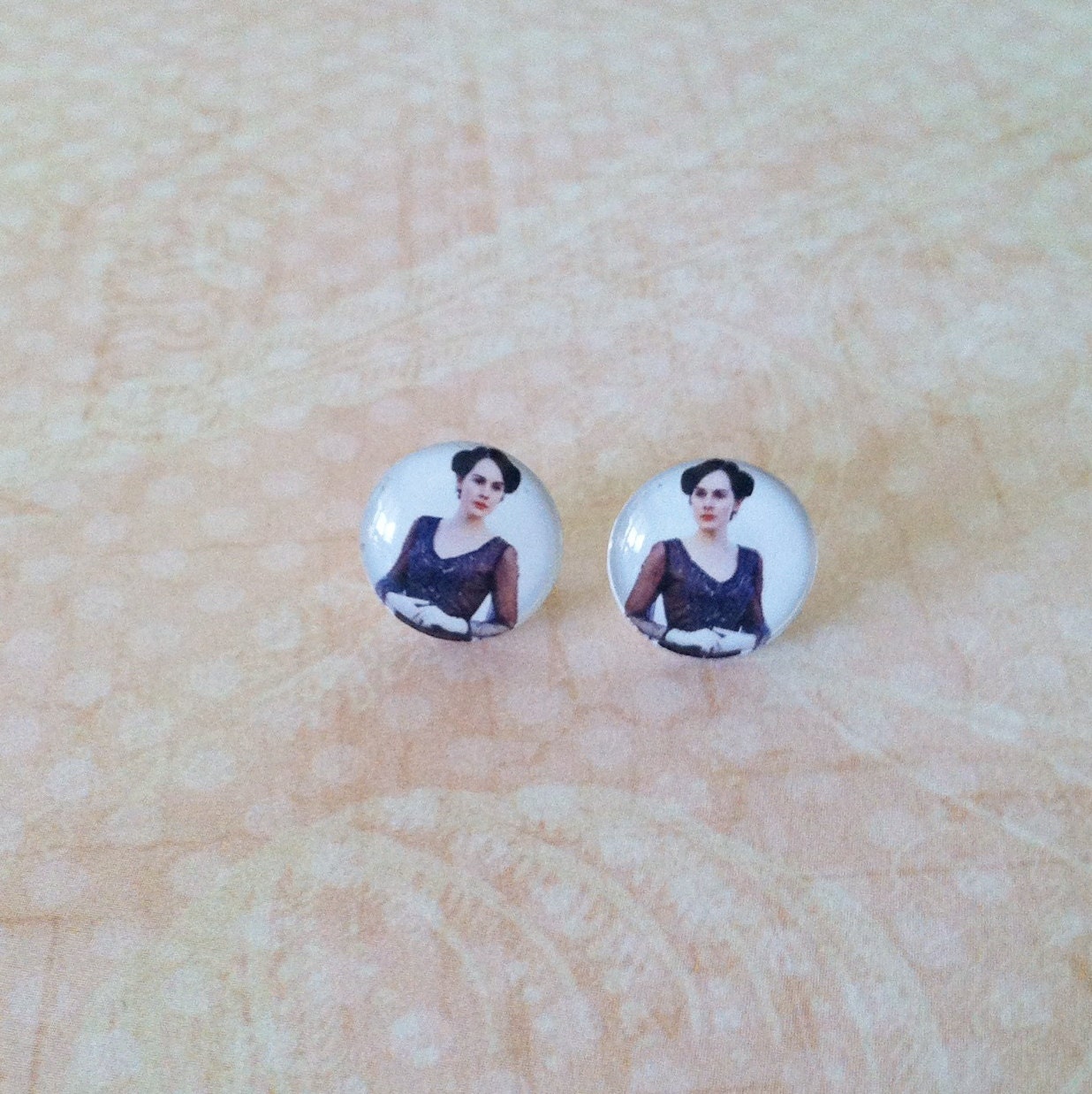 Downton Abbey Lady Mary Stud Earrings