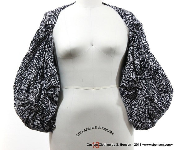 African Print Cocoon Shrug Bolero Oversized Sizes ONE AVAILABLE