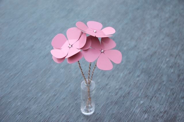 Light Pink Bouquet of Guitar Pick Flowers - Ready to Ship
