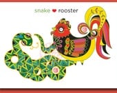 Valentines Day, Love, Animals, Chinese Year of Snake, Horse, Rooster, Pig, Tiger, Dragon, Dog, Ox, Goat, Rabbit
