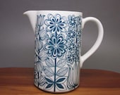 Arabia Finland Milk Jug - 1960's  'Keto' Pattern