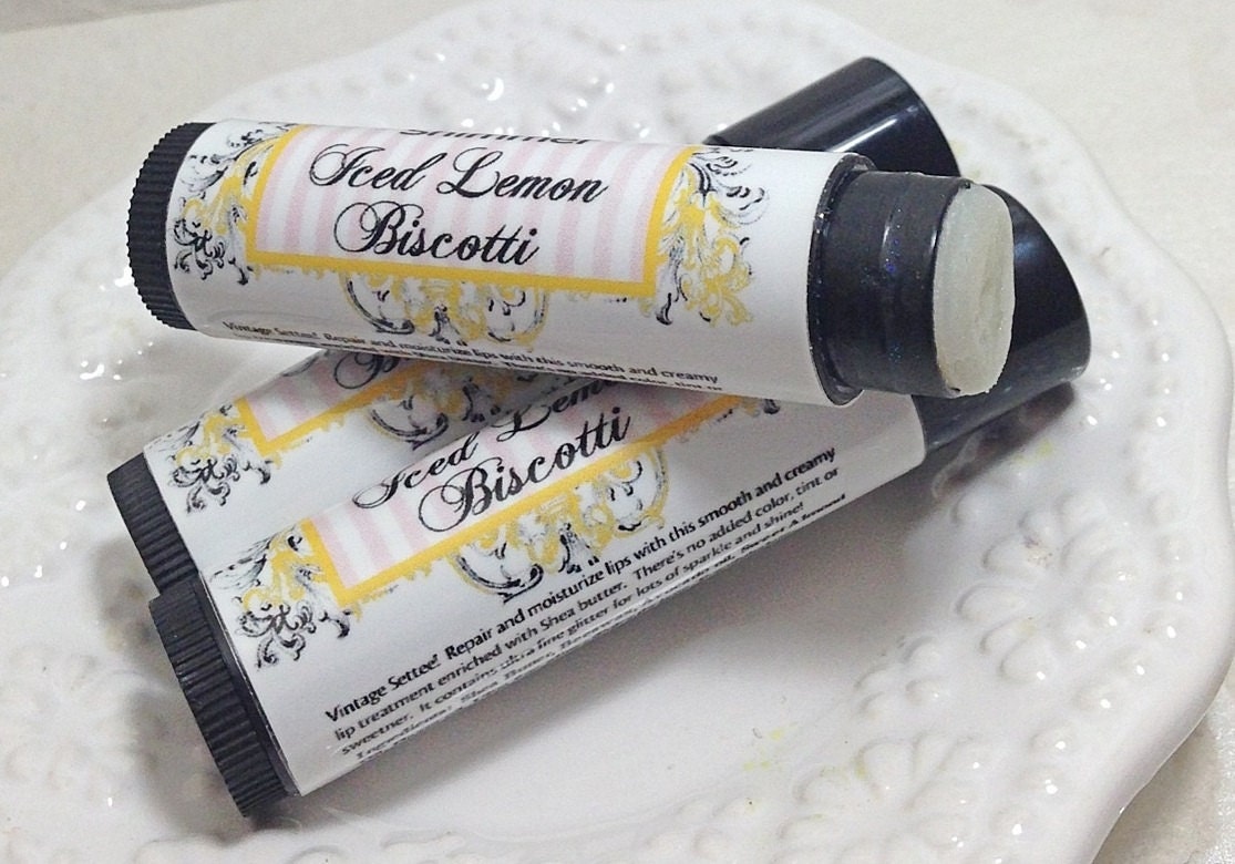 Iced Lemon Biscotti Lip Balm Shimmer