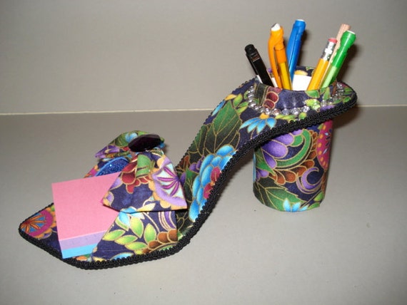 High Heel shoe desk accessory by SoleSensations on Etsy
