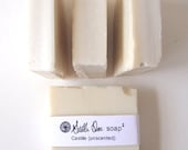 Castile Soap Squared / Pure Olive Oil Soap / Handmade / All Natural / Unscented / Fragrance-Free / Cruelty-Free / Vegan