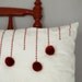 red shooting star pillow