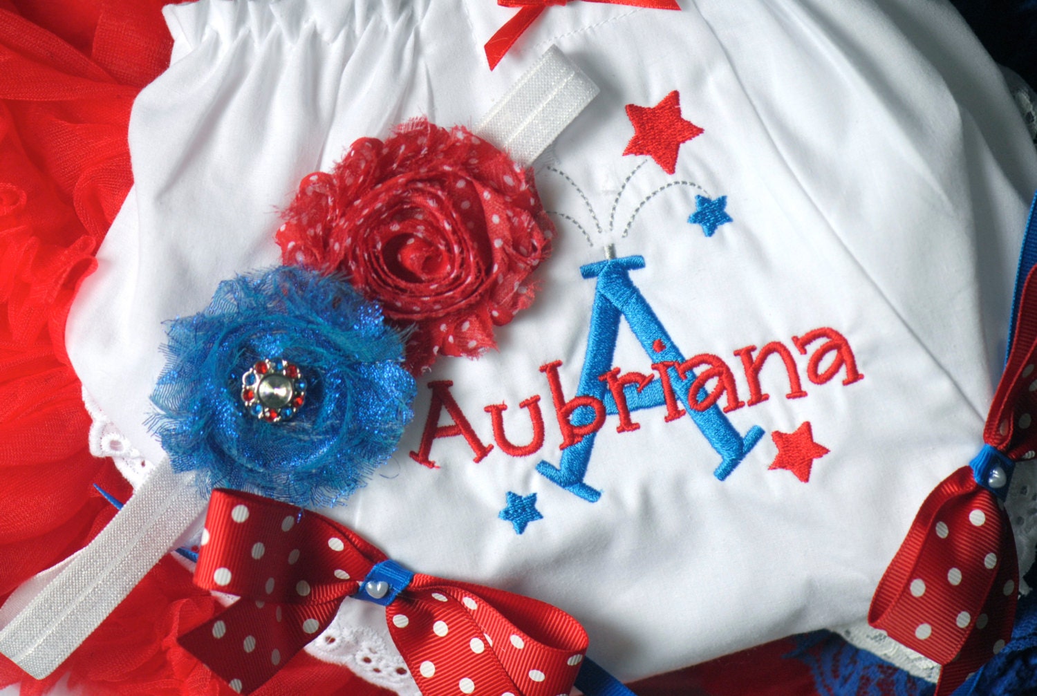 Personalized Patriotic Diaper Covers