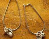 NEW - Teardrop Clam Shell Earrings - Jewelry, Earrings, Silver, Drop, Dangle