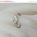ON SALE Sterling Silver Carved Ring - Vintage